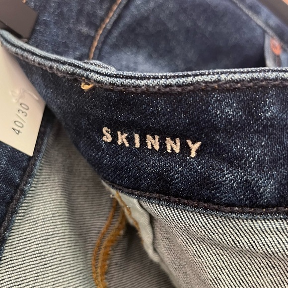 NEW American Eagle AirFlex+ Ultrasoft Skinny Ripped Dark Wash Jean Men’s 40x30 - Picture 5 of 9